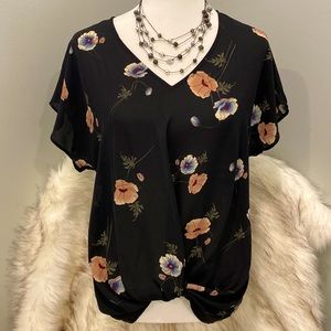 West Kei knot front blouse